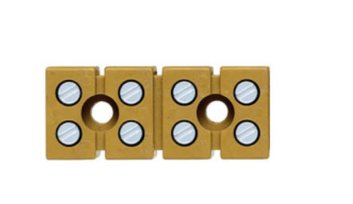 Weidmuller 0274020000 MK Series Yellow, 2.5mm², 4-Level, Screw Termination