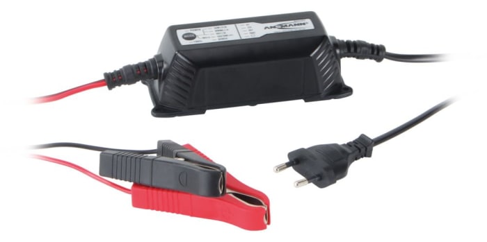 Ansmann ALCT 6-24/2 Battery Charger For Lead Acid 6 V, 12 V, 24 V 6V 1 A, 2 A, 500mA with EU, UK plug