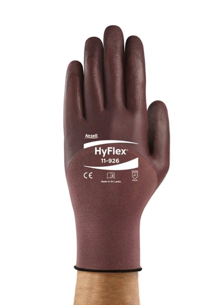 Hemlet 11926100 Ansell | Ansell HyFlex 11-926 Purple Nylon Work Gloves