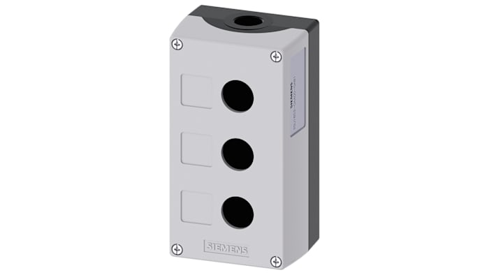 Skříň, řada: SIRIUS ACT 3SU18, průměr výřezu: 22mm, 154 x 85 x 63.8mm, Šedá, Kov, Siemens