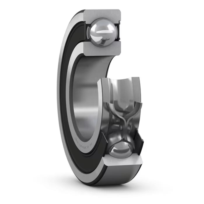 SKF W6203-2RS1 Single Row Deep Groove Ball Bearing- Both Sides Sealed 17mm I.D, 40mm O.D