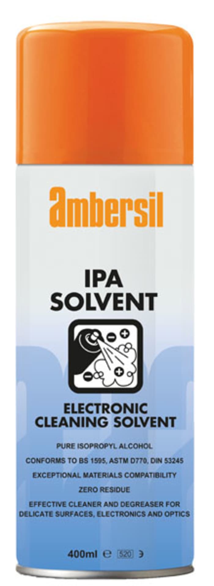 Nettoyant et dégraissant Ambersil IPA Solvent, Boîte 1 L pour Solvant de nettoyage pour électronique