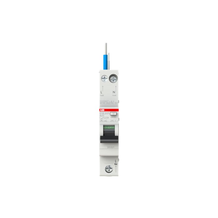 2CSR255051R1205 DSE201 B20 AC30 - N Blue ABB | ABB, 1-Pole, 30 mA Trip ...