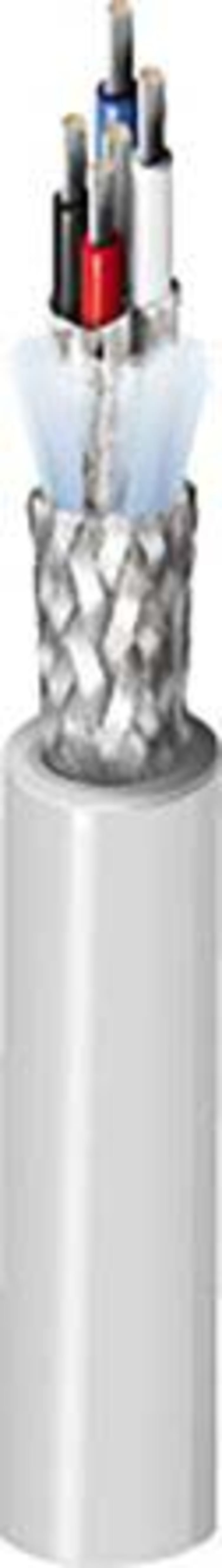 Cable Multiconductor Industrial apantallado Belden YE00906 de 4 conductores, 0,5 mm², 20 AWG, long. 100m, Ø ext. 6.3mm,