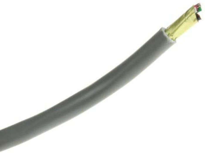 Telegartner Multicore Industrial Cable, 5 Cores, 0.75 mm², Screened, 50m, Grey PVC Sheath, 18 AWG