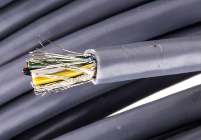binder Multicore Industrial Cable, 7 Cores, 0.14 mm², Screened, 100m, Grey PVC Sheath, 26 AWG