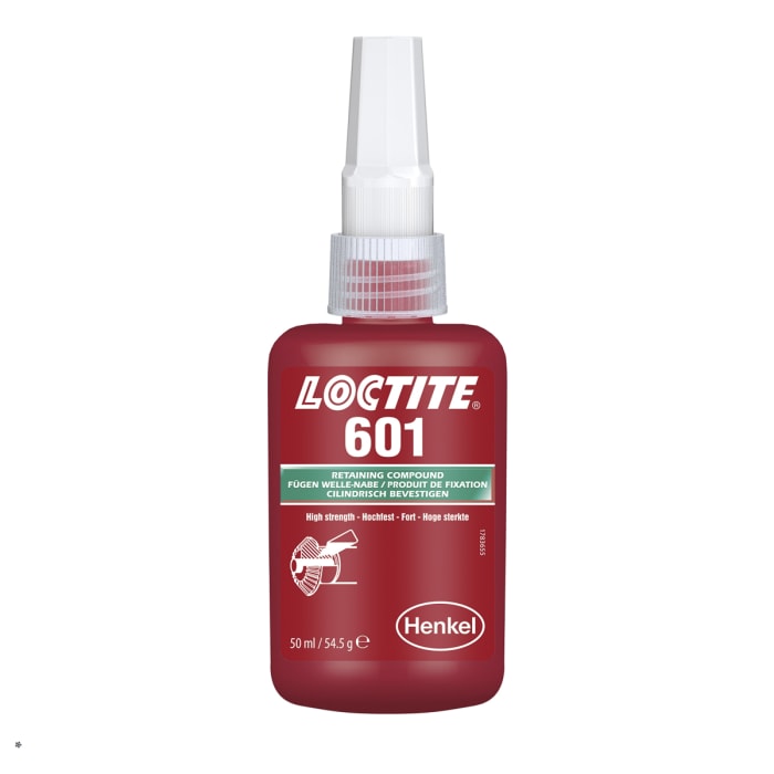Loctite Green 601 High Strength, Retaining Compound Liquid Bottle 50 ml, -55 → +150 °C