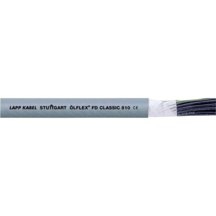 Lapp ÖLFLEX Multicore Cable, 12 Cores, 1.5 mm², Screened, 25m, Grey PVC Sheath, 16