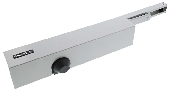 Ferme-porte Briton Argent pour porte coupe-feu, poids max 80kg