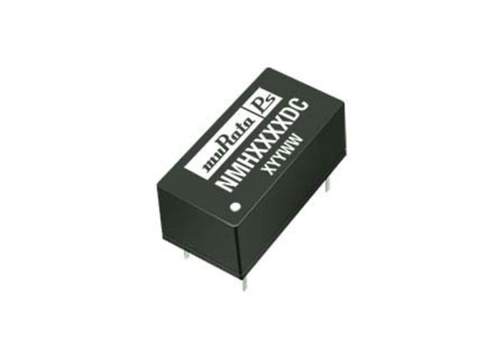 Murata Power Solutions NMH DC-DC Converter, ±9V dc/ ±111mA Output, 10.8 → 13.2 V dc Input, 2W, Through Hole,