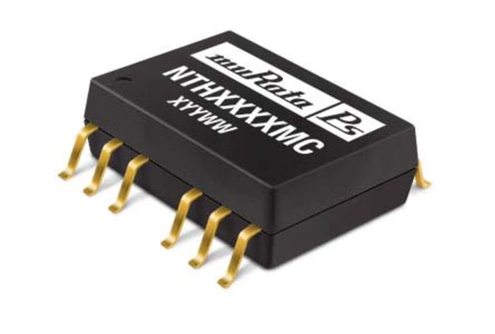 Murata Power Solutions NTE DC-DC Converter, 15V dc/ 66mA Output, 10.8 → 13.2 V dc Input, 1W, Surface Mount,