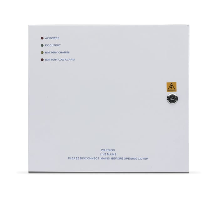 Fuente de alimentación con batería de respaldo RS PRO, 12V dc, 3A, 1 salida, Bastidor abierto