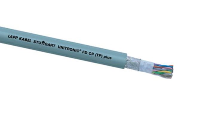 Lapp UNITRONIC Series Data Cable, 4 Pairs, 8 Cores, 0.5 mm², Screened, 20 AWG, Screened Shield, FD CP Cable