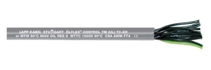 Lapp ÖLFLEX CONTROL TM Control Cable, 5 Cores, 10 mm², YY, Unscreened, 50m, Grey Thermoplastic Polymer Sheath, 7 AWG