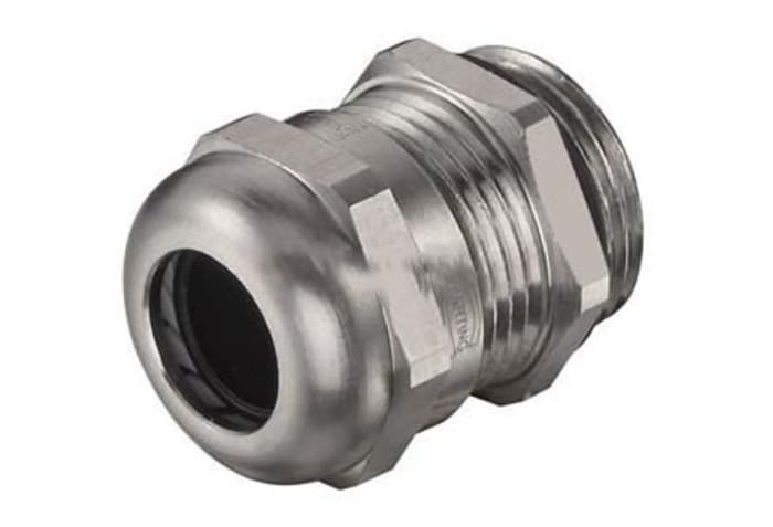 HARTING Han CGM-M Series Metallic Metal Cable Gland, M25 Thread, 9mm min., 16mm max., IP68