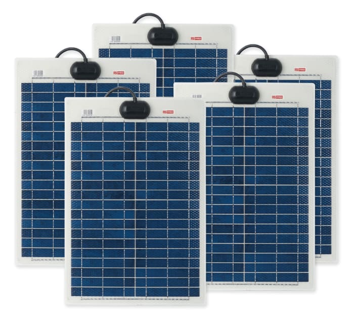 RS PRO RS PRO 20W Polycrystalline solar panel 9046153 RS Components