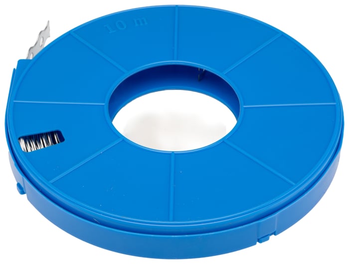 RS PRO Plastic Coated Galvanised Steel Fixing Strap, 10 m x 12 mm