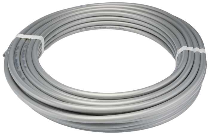 SMC Compressed Air Pipe Silver Polyurethane 10 mm 20 m TU Series
