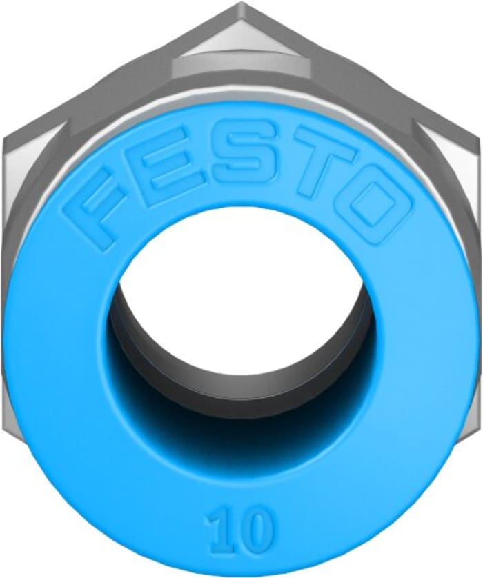 QS-G1/4-10 Festo | Festo QS Series, 186101, Male, 1/4 in, G | 121-6168 | RS