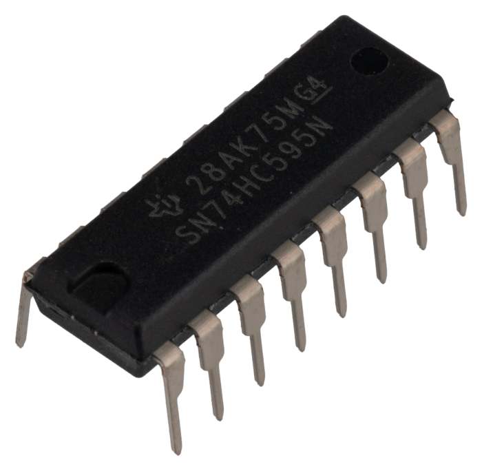 Texas Instruments 8 Through Hole Binary Shift Register HC 16 PDIP