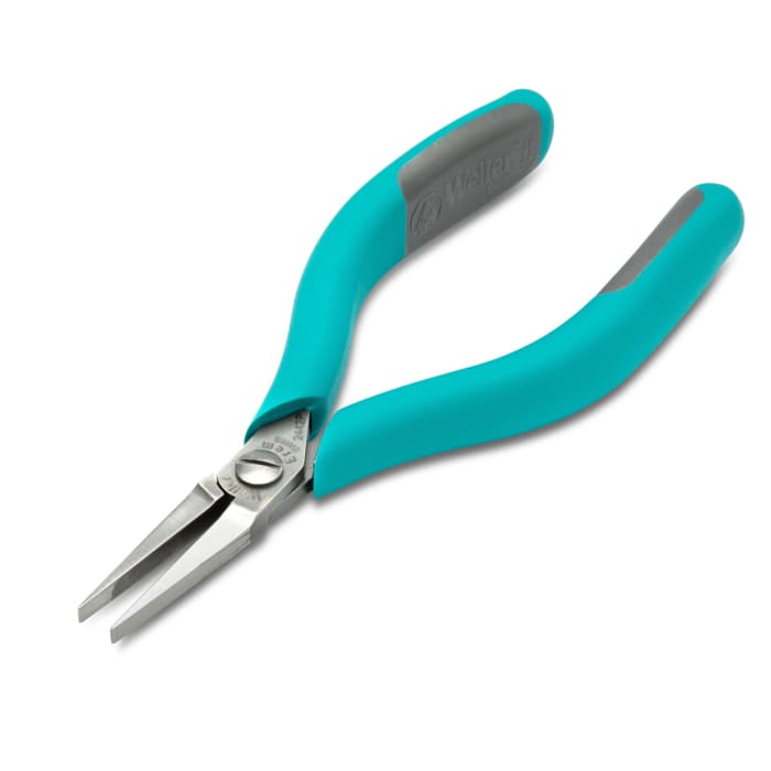 Weller Erem 2442 Flat Nose Plier Flat Nose, 5.7in Overall, 1.5in Jaw ESD Safe