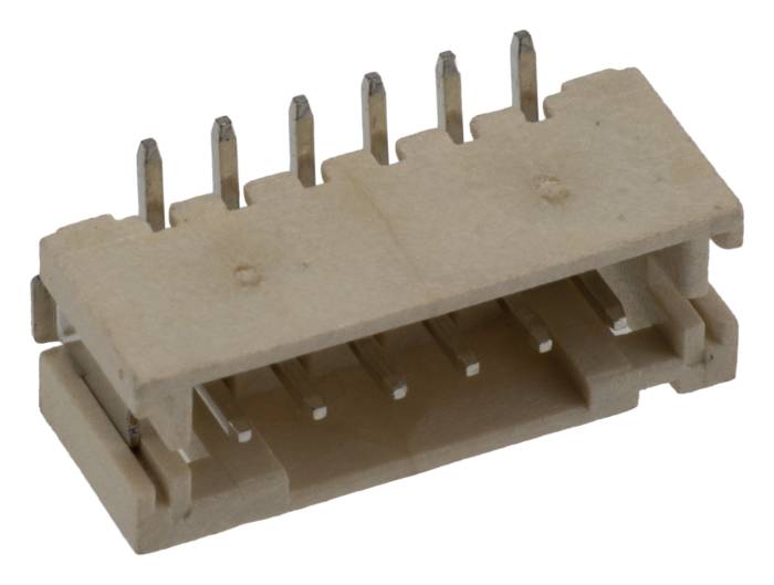RS PRO Straight Surface PCB Header, 6 Contact(s), 2 mm Pitch, 1 Row, Shrouded