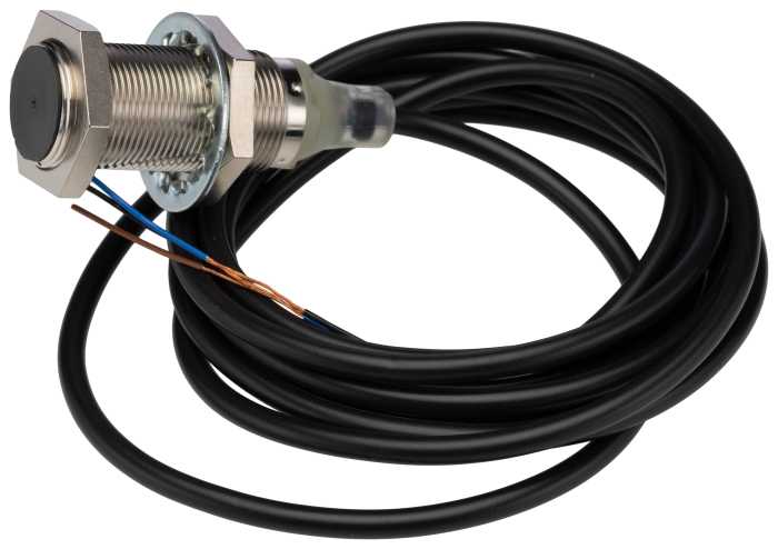 Omron E2B-M18KS08-WP-B1 2M Threaded Barrel Proximity Sensor, M18 PNP E2B 24V dc 8 mm 30 V dc 200 mA