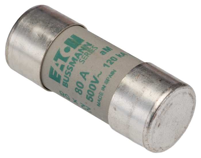 C22M80 Eaton | Eaton 80A M Ceramic Cartridge Fuse, 22 x 58 mm | 181 ...
