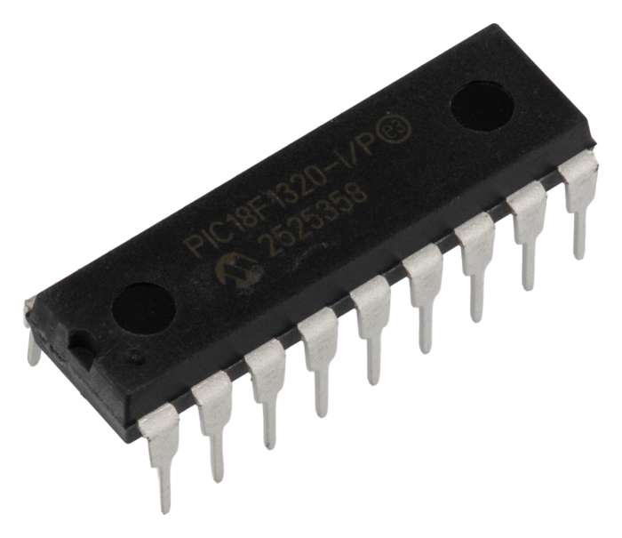 Microchip PIC18F1320-I/P, 8 bit PIC, PIC18F1320 Microcontroller, 40 MHz, 8kB FLASH, 18-Pin PDIP