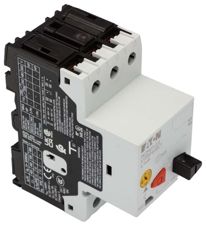 Eaton 0.25A, 0.4 A PKZM 01 Motor Protection Circuit Breaker, 690V ac, 55 °C, -25 °C