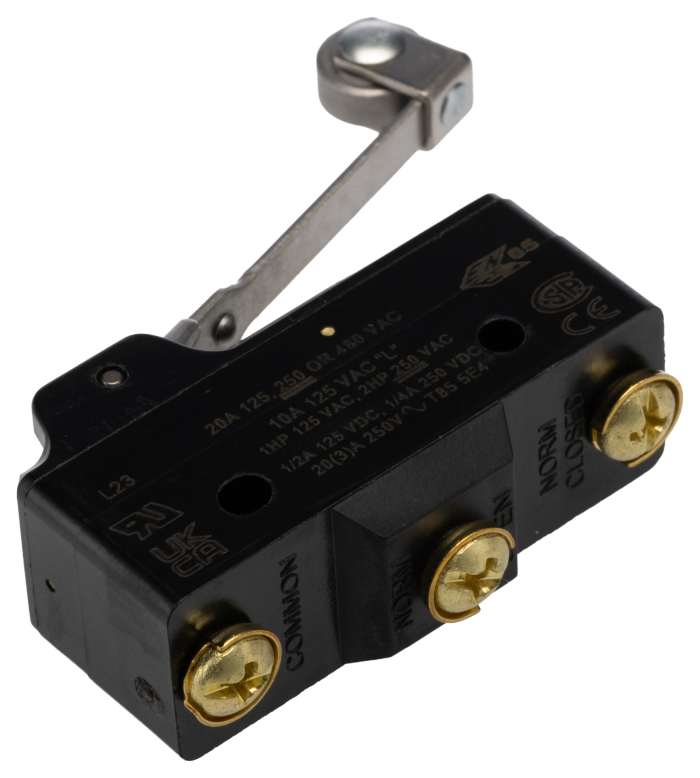 Honeywell Roller Lever Micro Switch, Screw Terminal, 20A, SPDT, IP64
