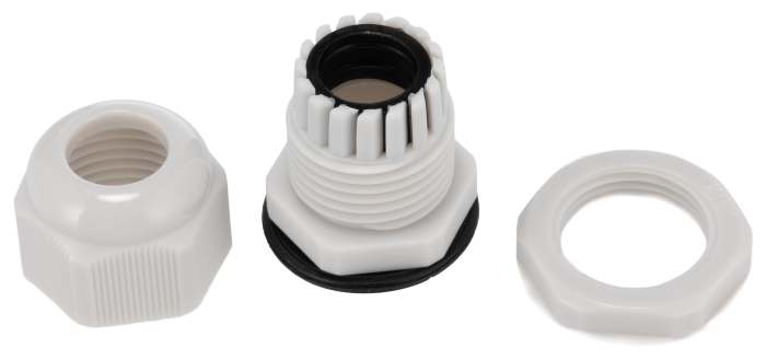 HellermannTyton NGM Series Grey Nylon Cable Gland, M20 Thread, 6 mm min., 12 mm max., IP68