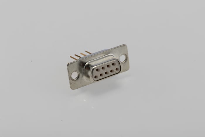 HARTING 0967 9 Way Straight 2.74 mm Pitch Panel Mount D-Sub Connector Female