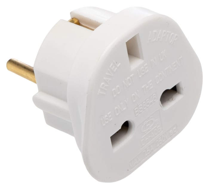 UK to European mains adaptor converter