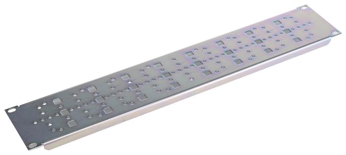 7151300 Rittal | Rittal Clear Sheet Steel Mount Panel, 2 U 482.6mm ...