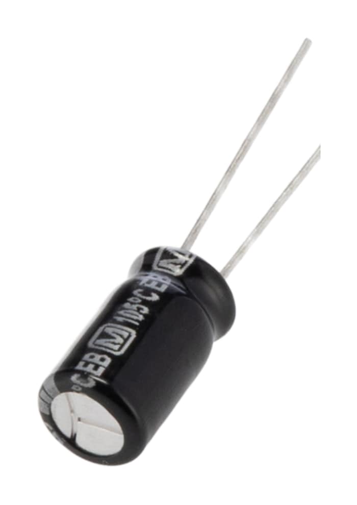 Panasonic 47 μF Aluminium Electrolytic Capacitor 50 V dc, Through Hole - EEUEB1H470S Radial Lead