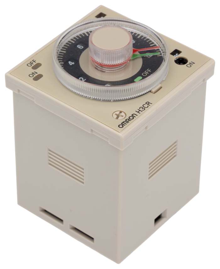 H3CR-F 100-240VAC/100-125VDC Omron | Omron H3CR Series DIN Rail Timer ...