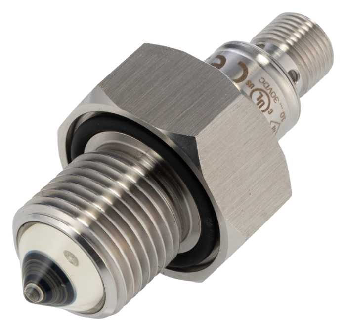 Interruptor de nivel SICK serie GRF Interruptor óptico de nivel de punto, montaje Roscado Fluoroelastómero
