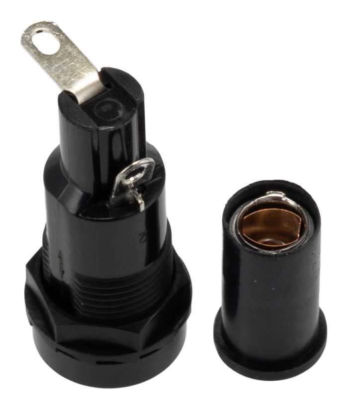 RS PRO 10A Panel Mount Fuse Holder for 5 x 20 mm, 250V ac