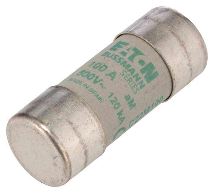 C22M100 Eaton | Eaton 100A M Ceramic Cartridge Fuse, 22 x 58 mm | 181 ...