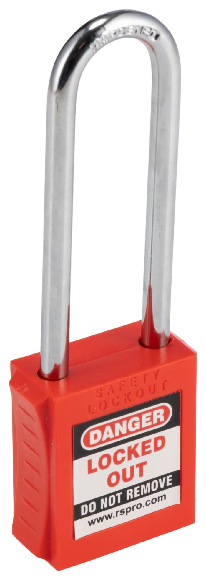 RS PRO Red 1-Lock Lockout ABS, Steel Safety Lockout Padlock, 6 mm