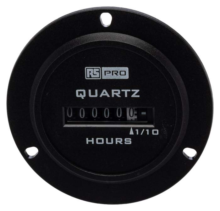 RS PRO Hour Meter, 6 Digit Analogue 264V ac