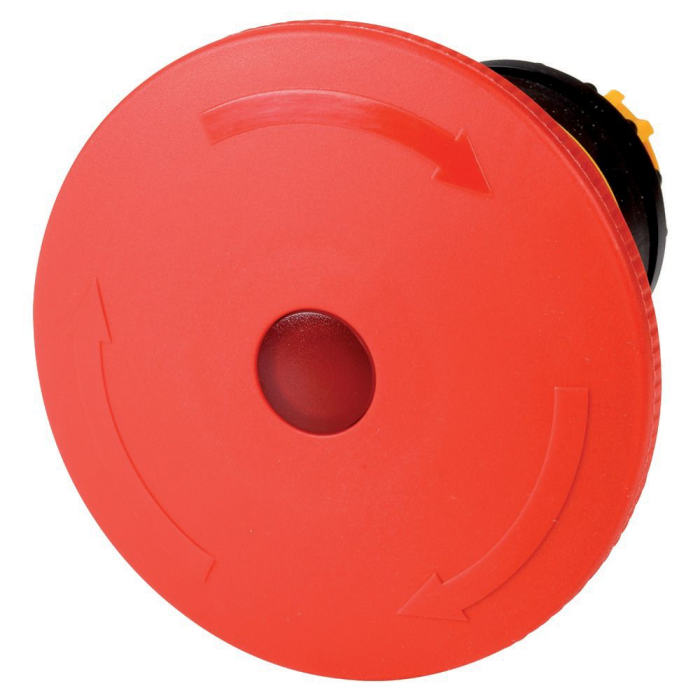 Eaton RMQ-Titan Series Latching Illuminated Emergency Stop Push Button, Base Fixing, Front Fixing, 22 mm Cutout, IP67