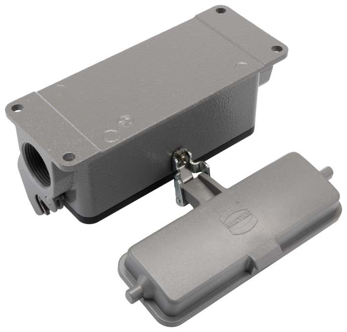 19300241296 HARTING | Base para conector industrial HARTING serie Han B ...
