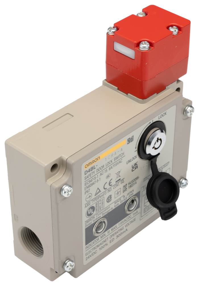Omron D4BL Series Solenoid Interlock Switch, Power to Unlock