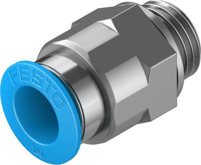 QS-G1/4-10 Festo | Festo QS Series, 186101, Male, 1/4 in, G | 121-6168 | RS