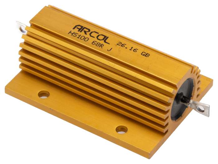 Arcol HS100 68R J, 68 Ω 100 W Wirewound Chassis Mount Resistor ±5 %