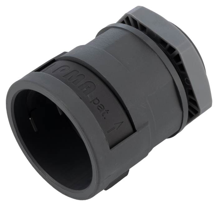 PMA Conduit, Cable Conduit Fitting, 29 mm Nominal Size, M32, Polyamide 6, Grey IP66  rating