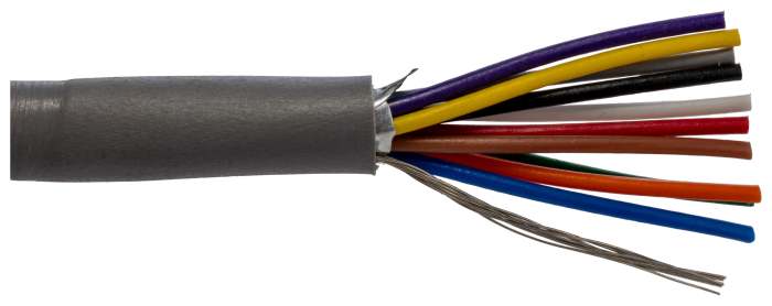 Alpha Wire, 0.23mm², Screened Polyvinyl Chloride Sheath