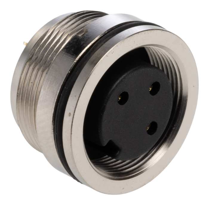 RS PRO Industrial Circular Connector, 3 Contacts, Panel Mount, M16 Connector, Socket, Female, IP67